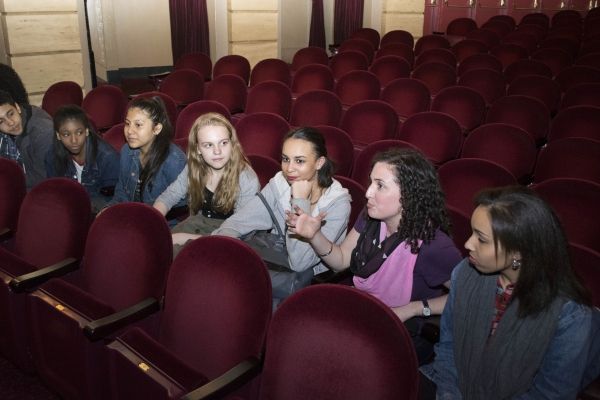 Photo Flash: Rosie's Theater Kids Visit AFTER MIDNIGHT — photo 2 of 5