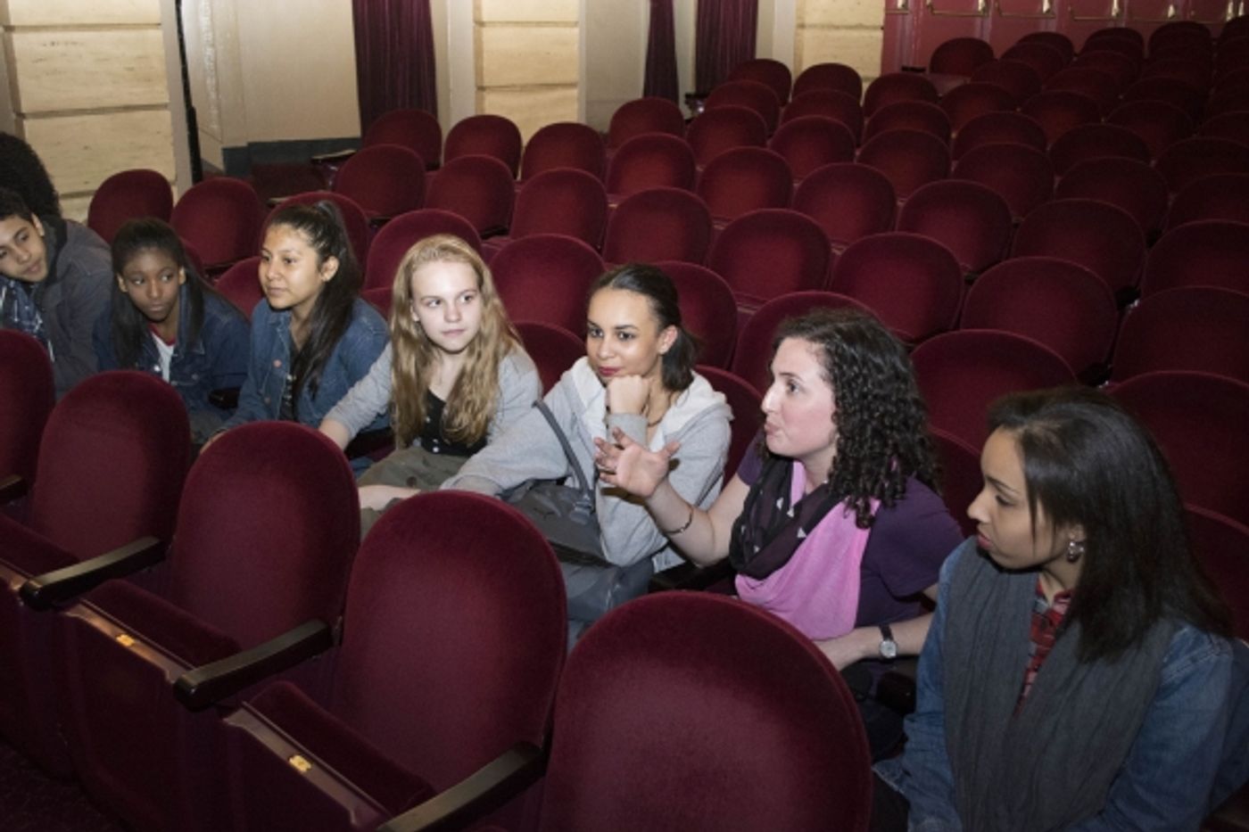 Photo Flash: Rosie's Theater Kids Visit AFTER MIDNIGHT  Image