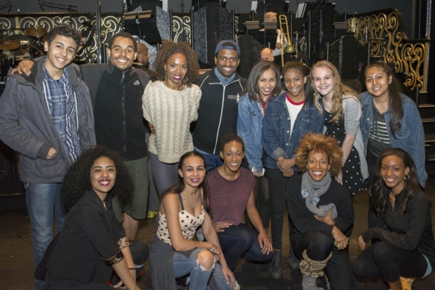 Photo Flash: Rosie's Theater Kids Visit AFTER MIDNIGHT  Image