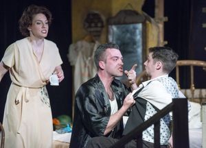 Eliza Stoughton (Jane), Joel Reitsma (Tye), and Ty Olwin (The Writer) Photo