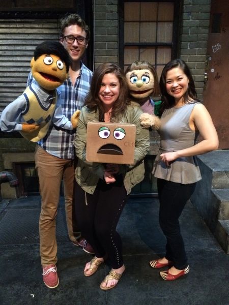 Photo Flash: Tony Nominee Mary Bridget Davies Visits AVENUE Q  Image