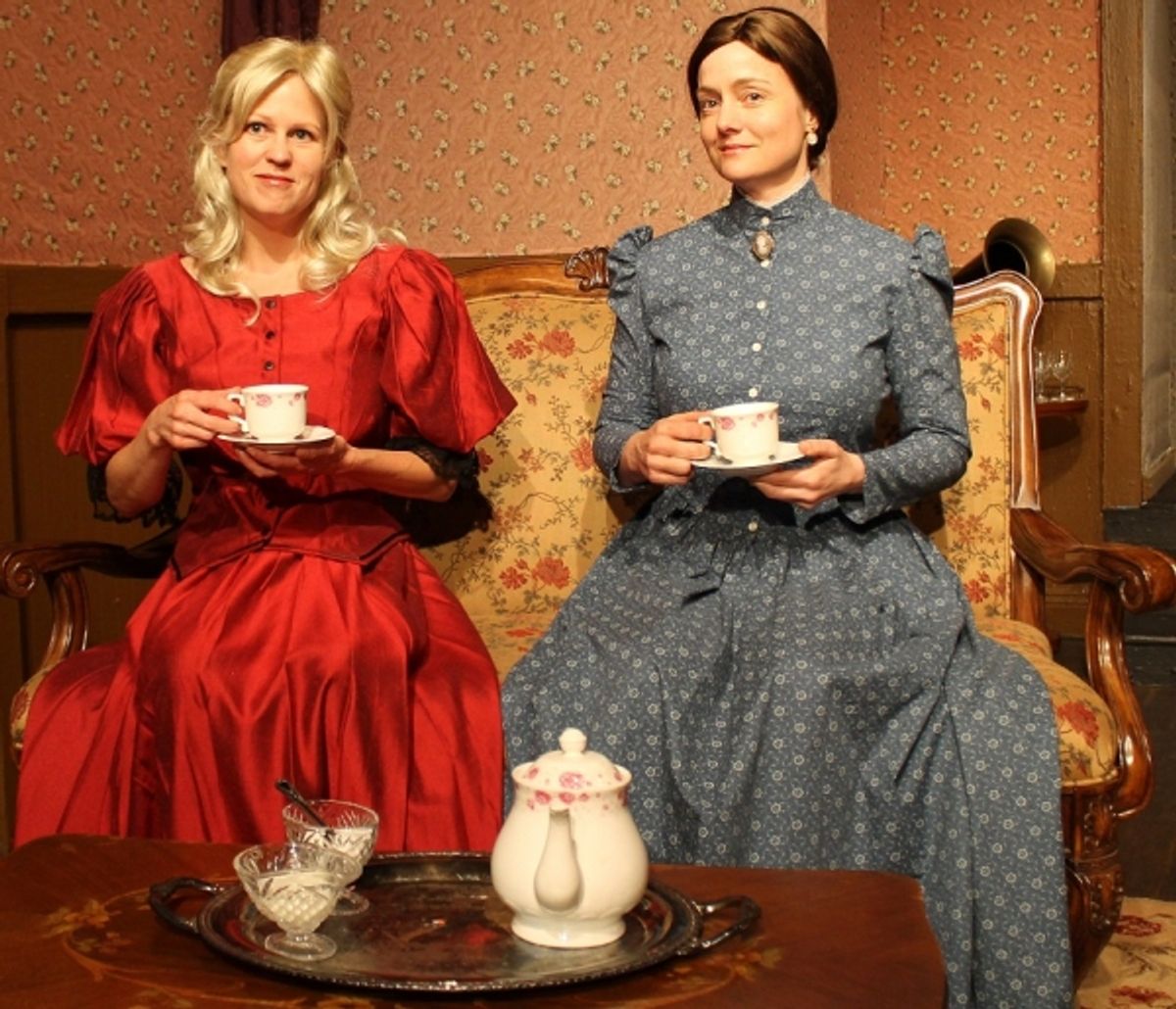 Meg Wallace, Carolyn Crotty at 