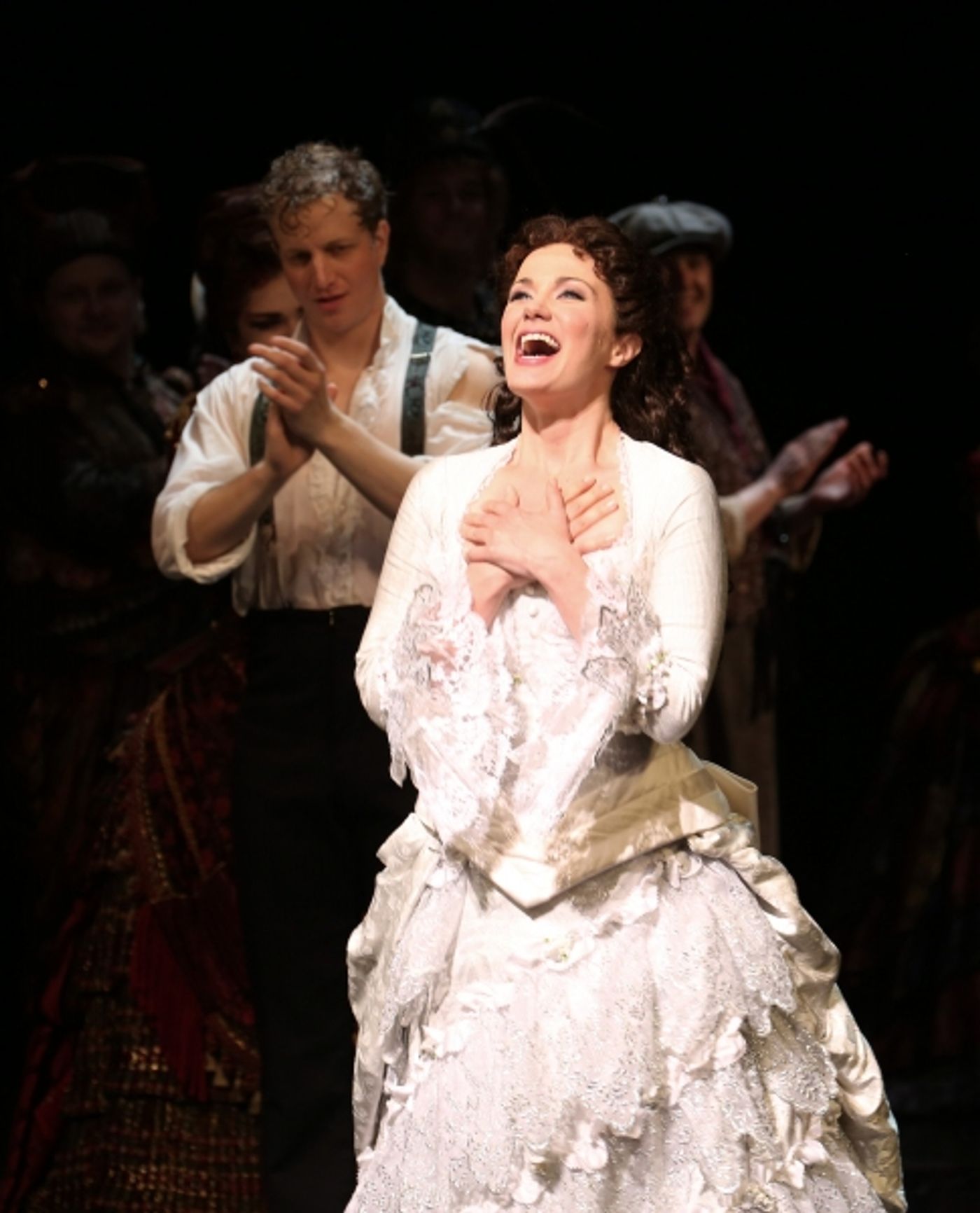 Photo Coverage: Phantastic! Norm Lewis and Sierra Boggess in THE PHANTOM OF THE OPERA - First Curtain Call! Image