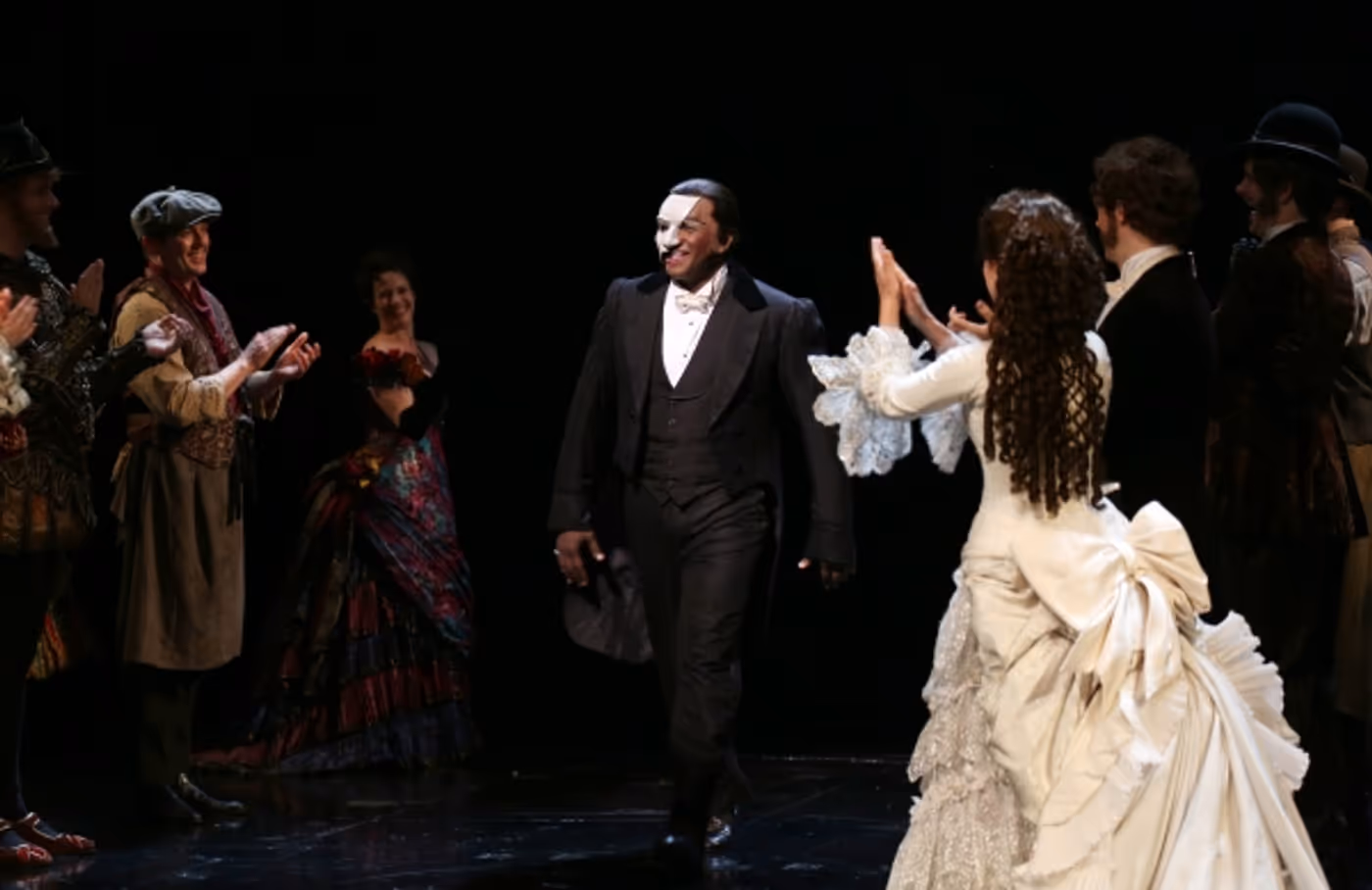 Photo Coverage: Phantastic! Norm Lewis and Sierra Boggess in THE PHANTOM OF THE OPERA - First Curtain Call! Image