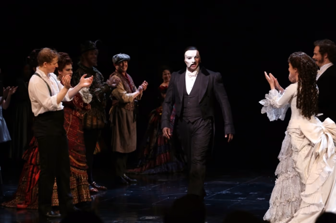 Photo Coverage: Phantastic! Norm Lewis and Sierra Boggess in THE PHANTOM OF THE OPERA - First Curtain Call! Image