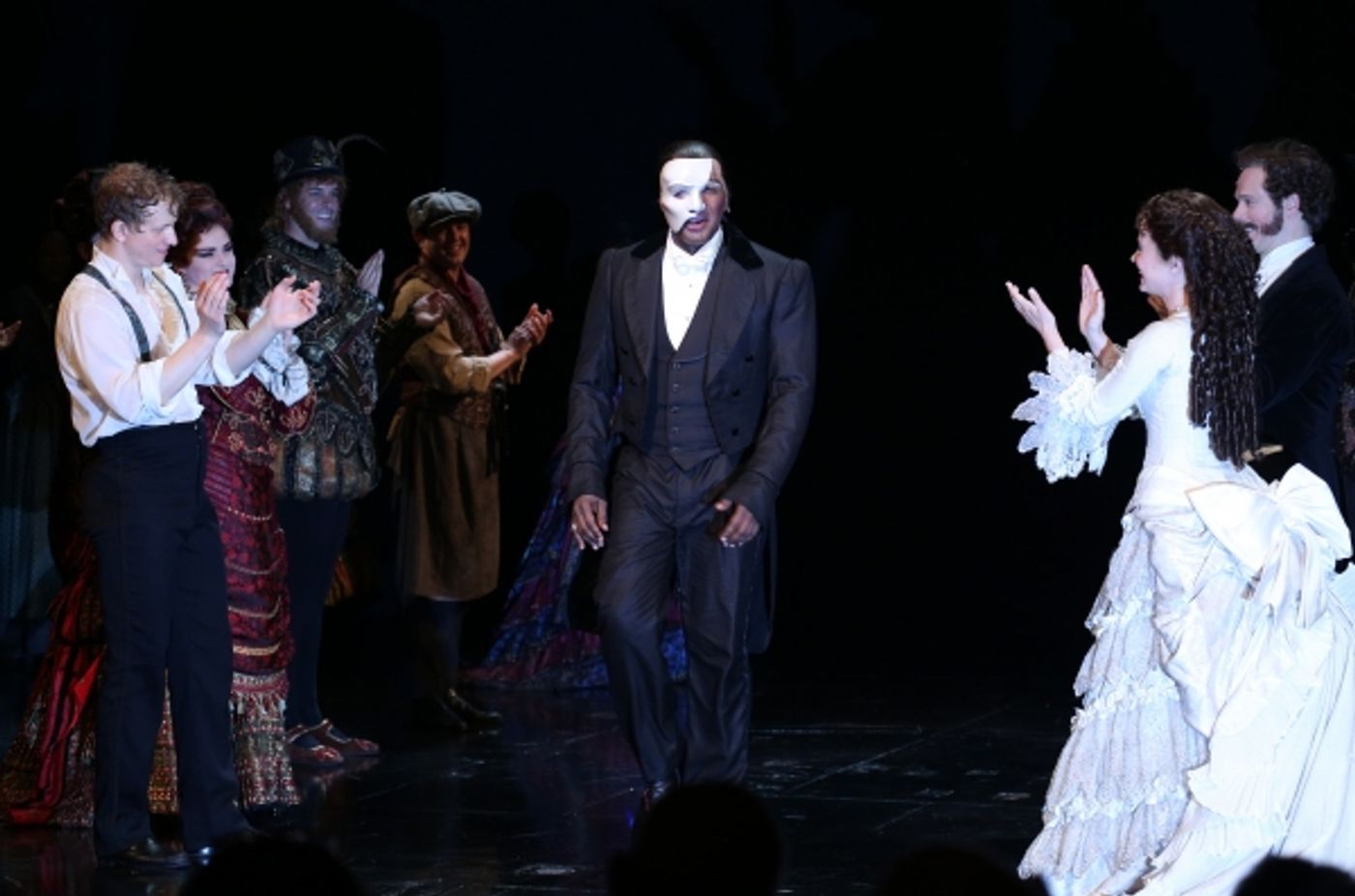Photo Coverage: Phantastic! Norm Lewis and Sierra Boggess in THE PHANTOM OF THE OPERA - First Curtain Call! Image