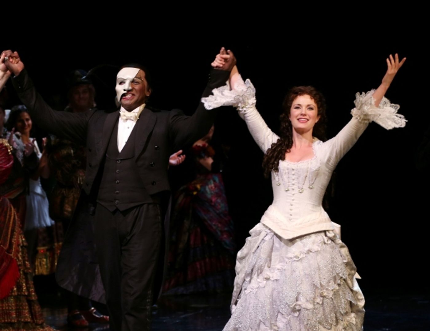 Photo Coverage: Phantastic! Norm Lewis and Sierra Boggess in THE PHANTOM OF THE OPERA - First Curtain Call! Image