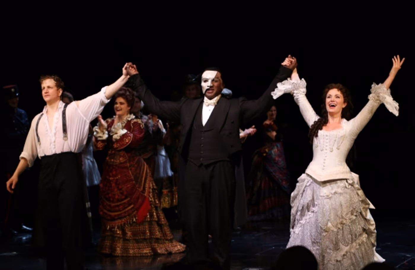 Photo Coverage: Phantastic! Norm Lewis and Sierra Boggess in THE PHANTOM OF THE OPERA - First Curtain Call! Image