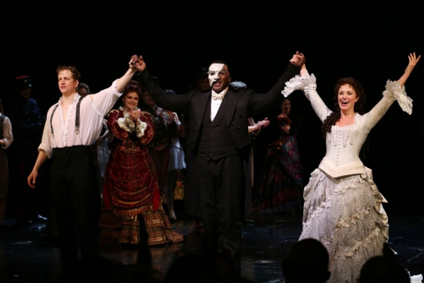 Photo Coverage: Phantastic! Norm Lewis and Sierra Boggess in THE PHANTOM OF THE OPERA - First Curtain Call! Image