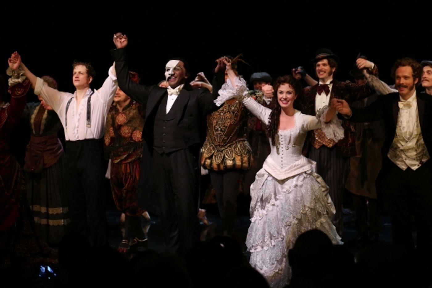 Photo Coverage: Phantastic! Norm Lewis and Sierra Boggess in THE PHANTOM OF THE OPERA - First Curtain Call! Image