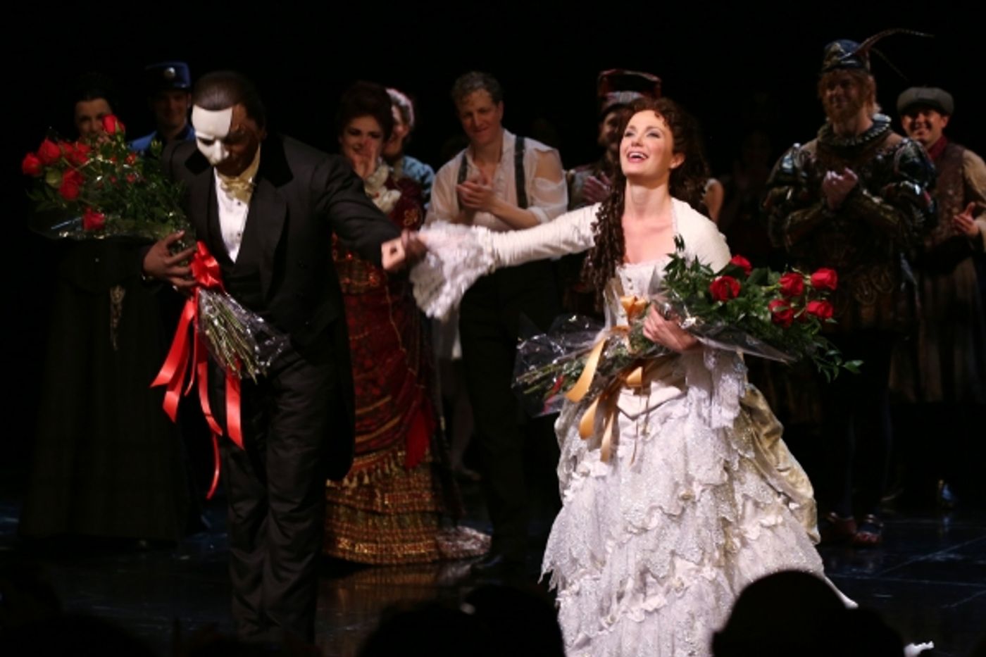 Photo Coverage: Phantastic! Norm Lewis and Sierra Boggess in THE PHANTOM OF THE OPERA - First Curtain Call! Image