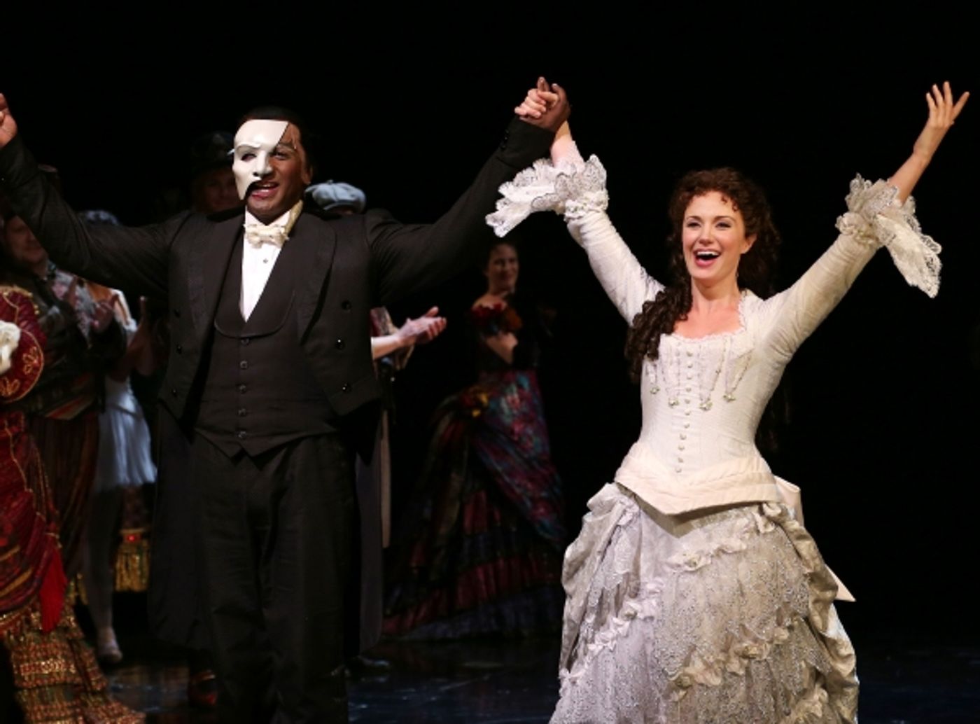 Photo Coverage: Phantastic! Norm Lewis and Sierra Boggess in THE PHANTOM OF THE OPERA - First Curtain Call! Image