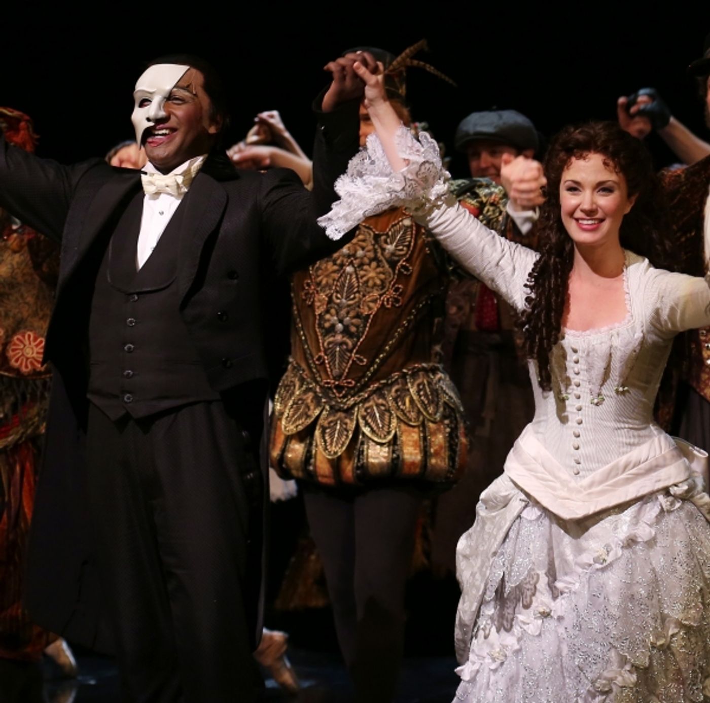 Photo Coverage: Phantastic! Norm Lewis and Sierra Boggess in THE PHANTOM OF THE OPERA - First Curtain Call! Image