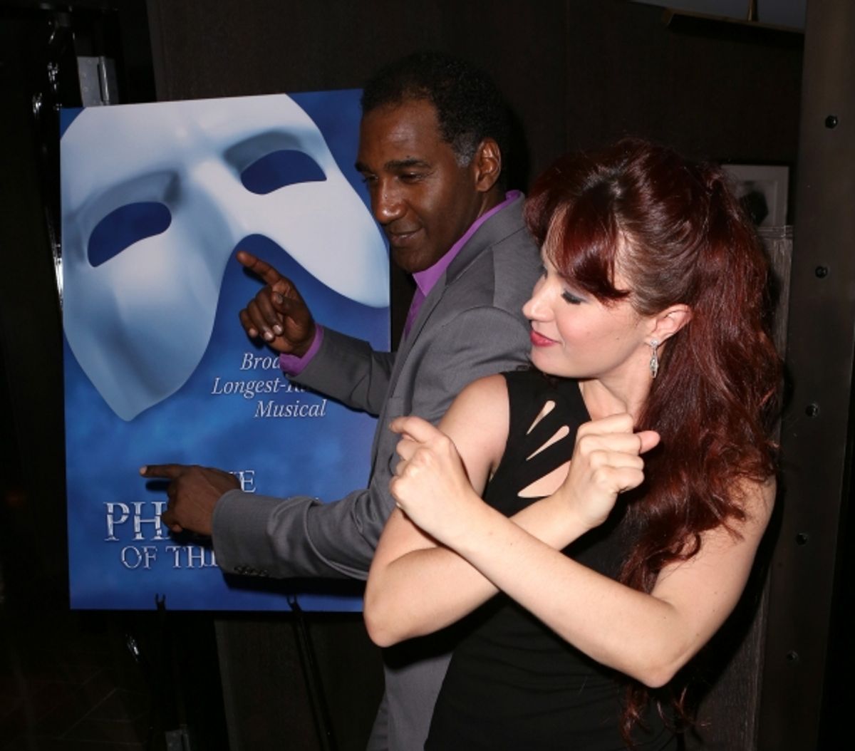 Norm Lewis and Sierra Boggess  at 