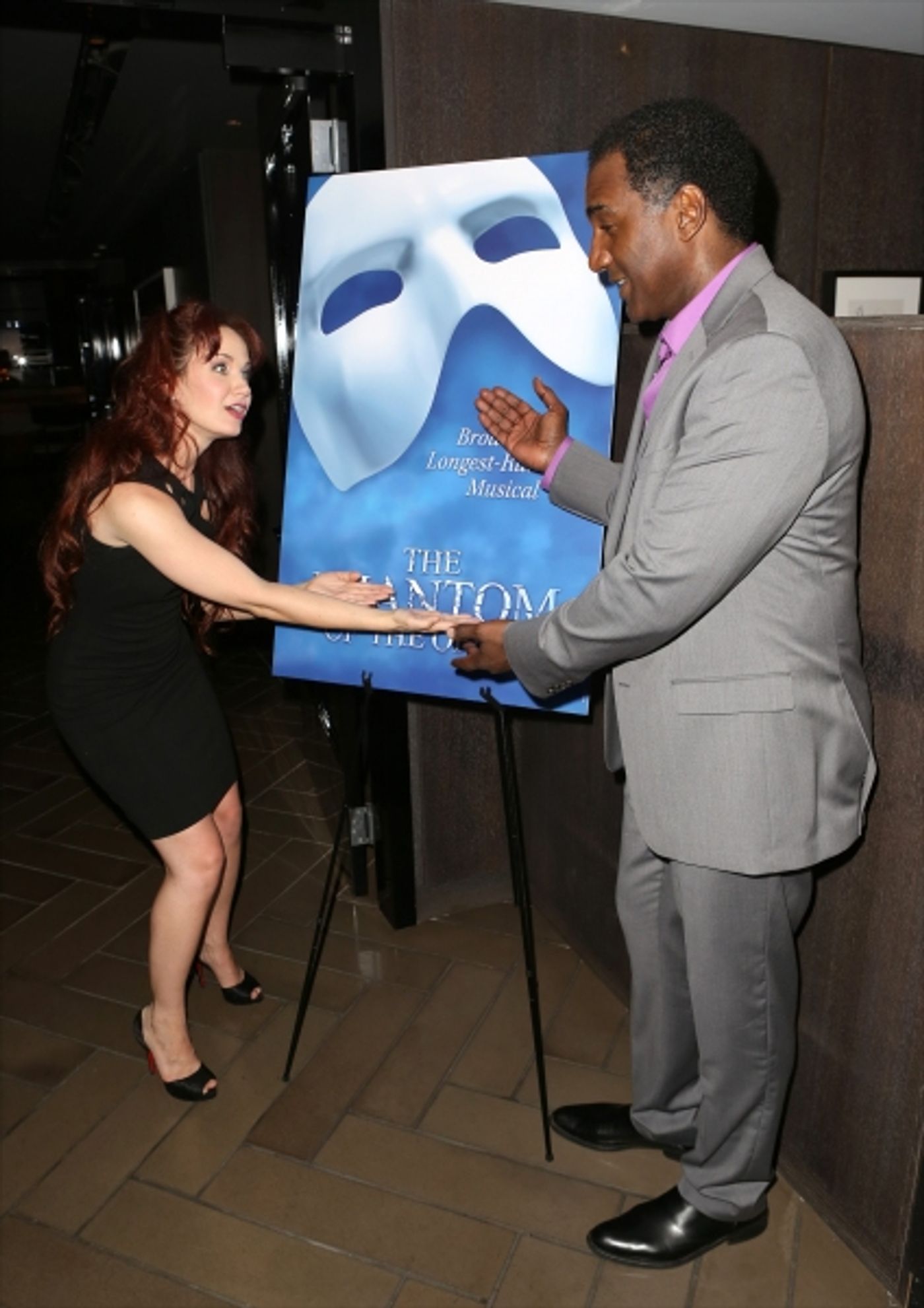 Photo Coverage: Boogie Down with Norm Lewis, Sierra Boggess and the PHANTOM Cast! Image