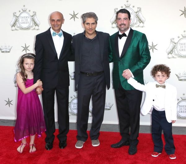 David Salama, Michael Imperioli, Jim Caiola and kids  Photo