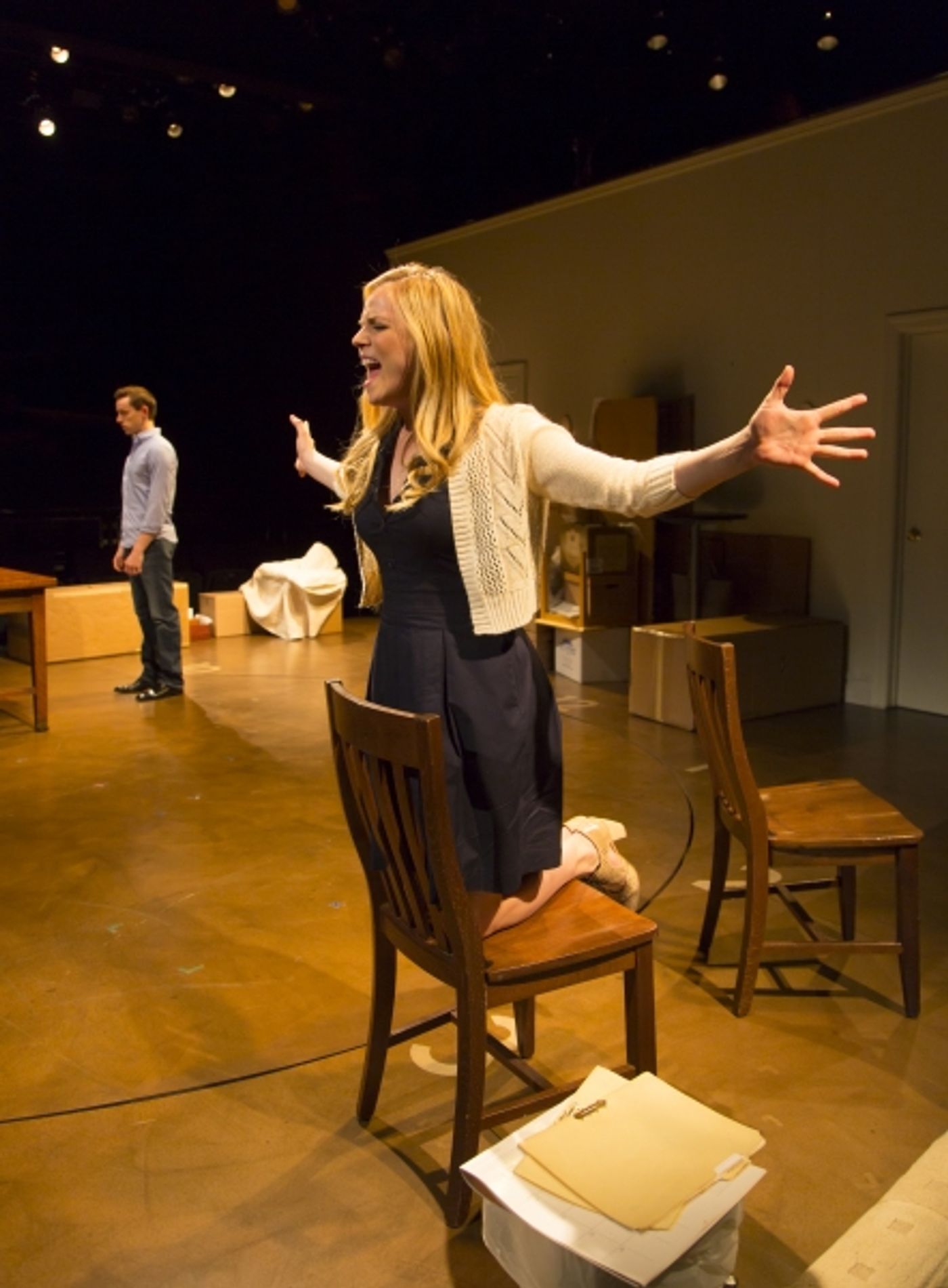 Photo Flash: First Look at Adam Halpin and Katie Rose Clarke in Long Wharf's THE LAST FIVE YEARS  Image