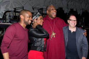 Dule Hill, Fantasia Barrino, Andre Leon Talley, Scott Sanders @ BroadwayWorld Dule Hill, Fantasia Barrino, Andre Leon Talley, Scott Sanders Photo