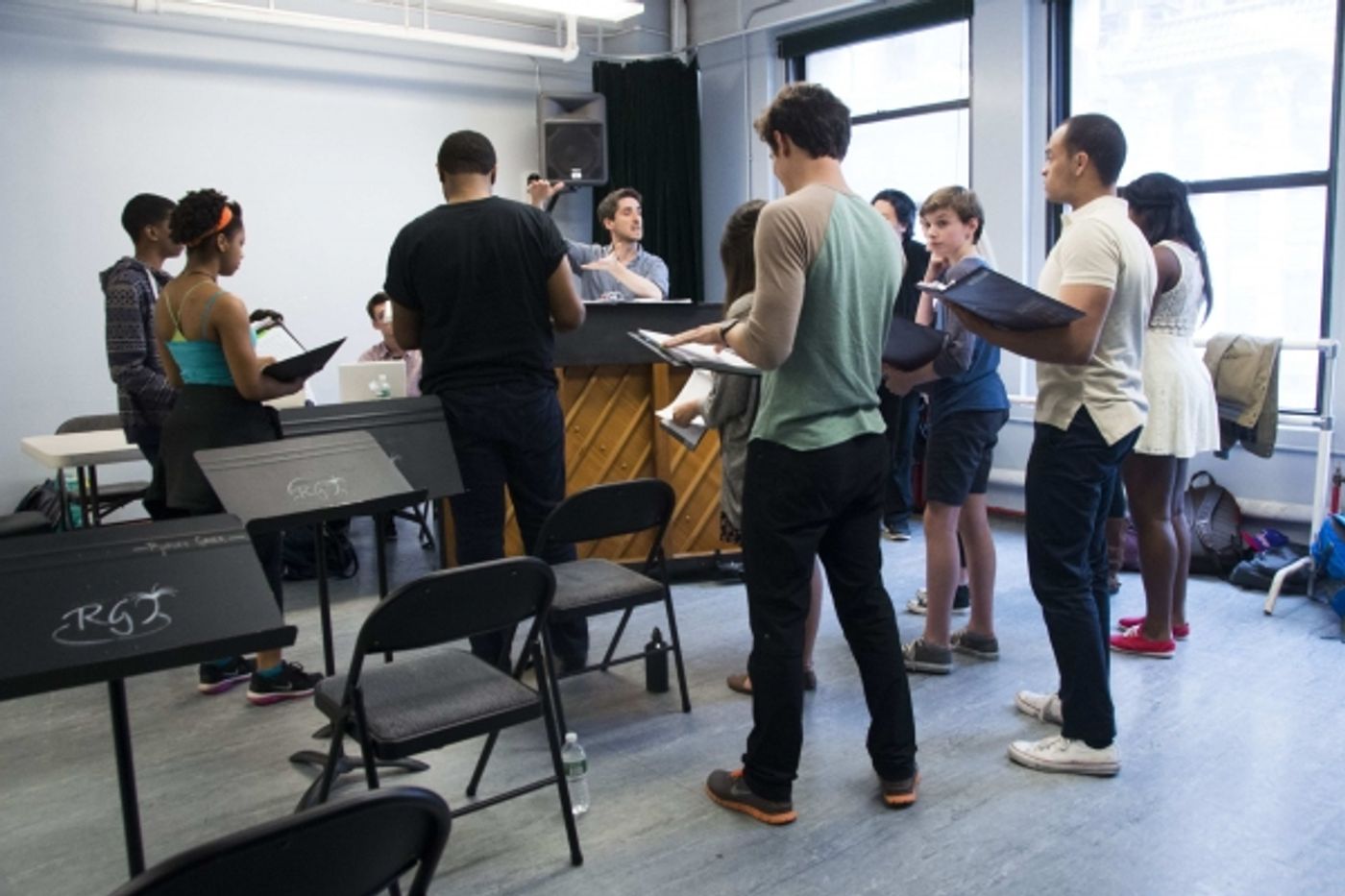 Photo Flash: In Rehearsal with Taye Diggs, Stafford Arima & More for THE ME NOBODY KNOWS  Image