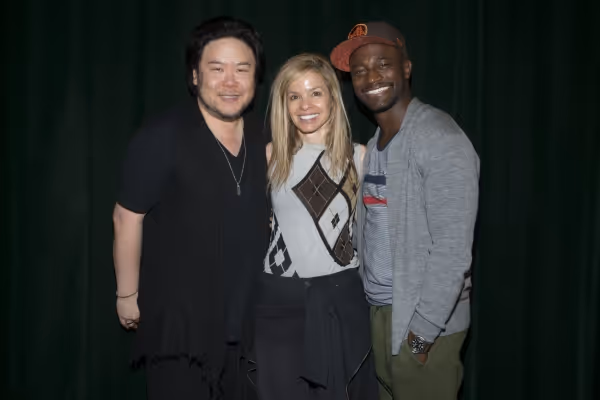 Stafford Arrima, Bellanca Smigel Rutter and Taye Diggs Photo