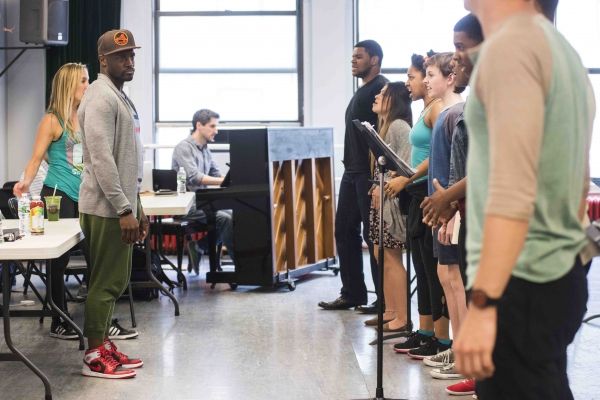 Jenny Bergold, Taye Diggs and cast Photo