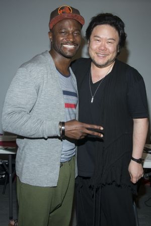 Taye Diggs and Stafford Arima Photo