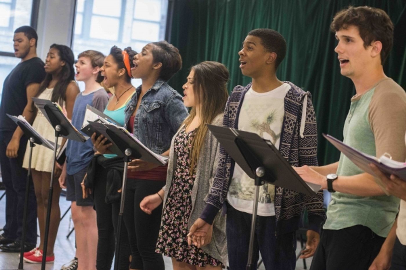 Photo Flash: In Rehearsal with Taye Diggs, Stafford Arima & More for THE ME NOBODY KNOWS  Image