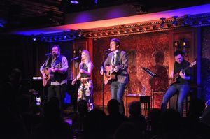 Michael Lanning, Alison Lory and Sam Sherwood with Mike Rosengarten @ BroadwayWorld Michael Lanning, Alison Lory and Sam Sherwood with Mike Rosengarten Photo