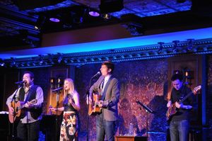 Michael Lanning, Alison Lory and Sam Sherwood with Mike Rosengartten @ BroadwayWorld Michael Lanning, Alison Lory and Sam Sherwood with Mike Rosengartten Photo