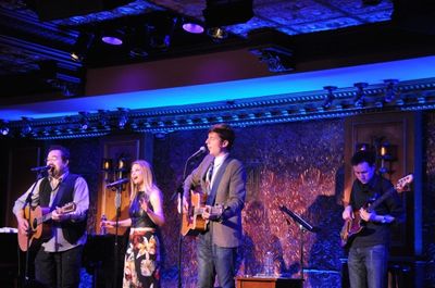 Michael Lanning, Alison Lory and Sam Sherwood with Mike Rosengartten Photo