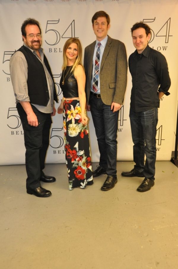 Michael Lanning, Alison Lory and Sam Sherwood with bass player Mike Rosengarten Photo