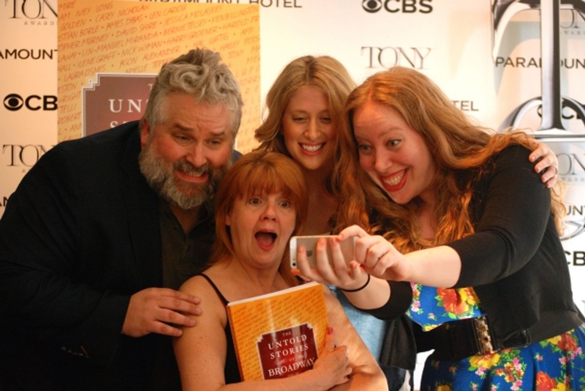 Brian Yorkey, Annie Golden, Caissie Levy, Jennifer Ashley Tepper at 