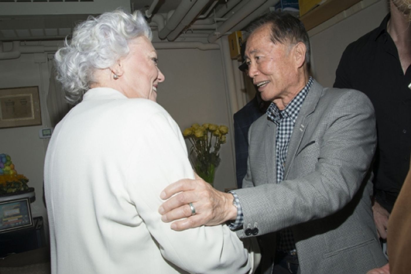 Photo Flash: George Takei, Sara Gilbert, and Billy Porter Visit MOTHERS AND SONS  Image