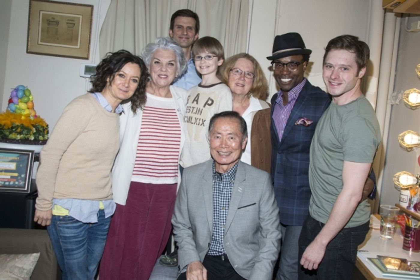 Photo Flash: George Takei, Sara Gilbert, and Billy Porter Visit MOTHERS AND SONS  Image