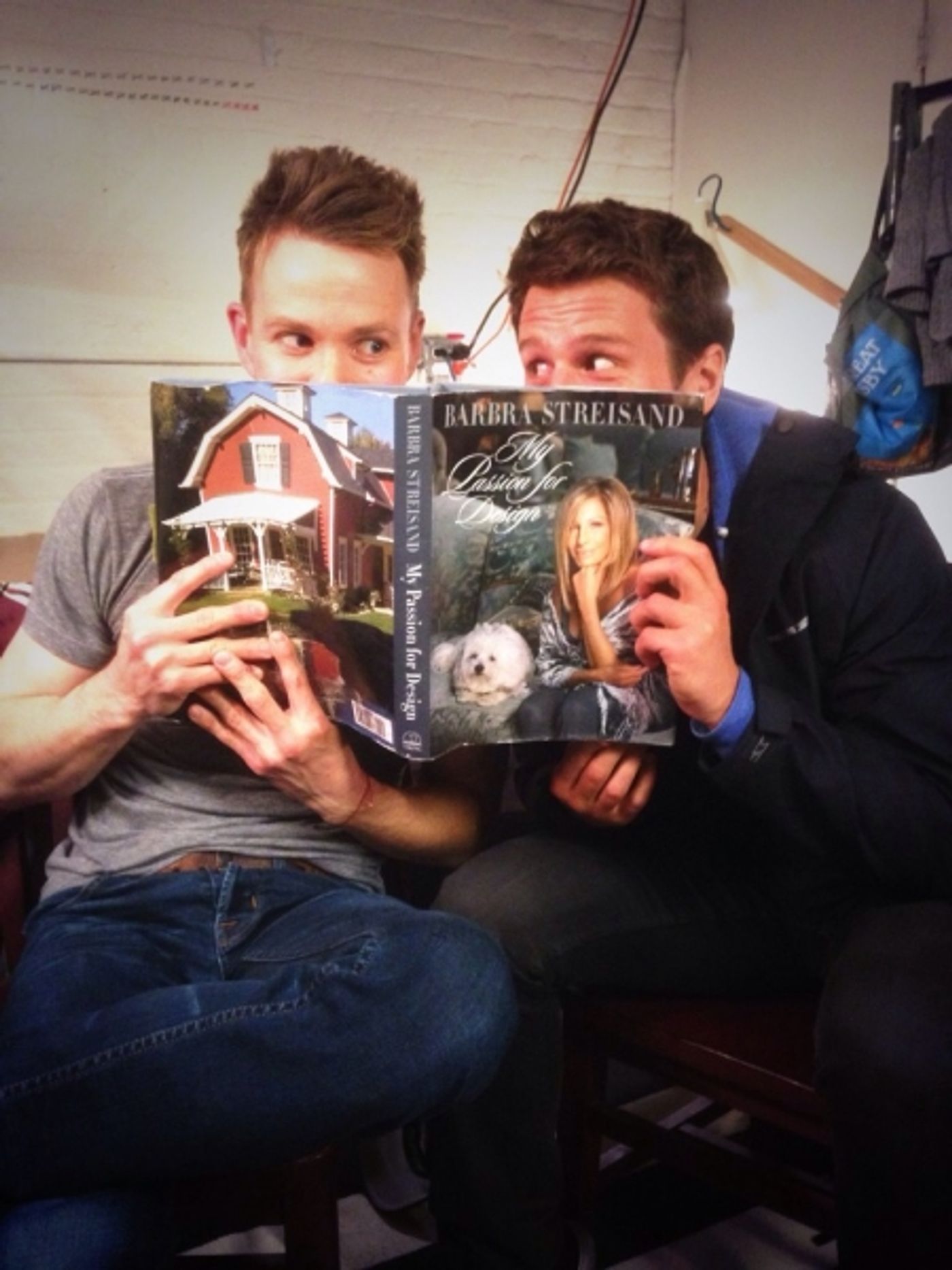 Photo Flash: Jonathan Groff Visits Christopher J Hanke at BUYER & CELLAR  Image