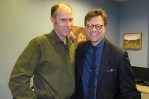 Jim Caruso (right) and guest Photo