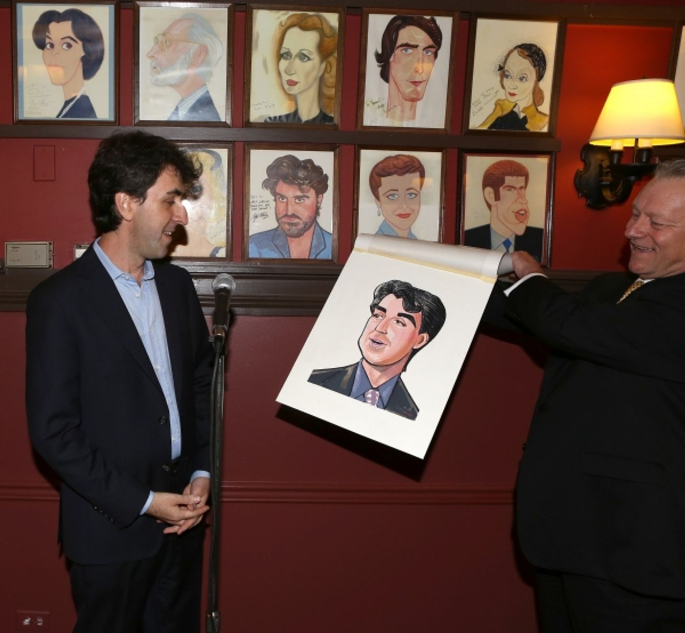 Photo Coverage: Jason Robert Brown Celebrates Sardi's Caricature Unveiling with Cast of THE BRIDGES OF MADISON COUNTY! Image