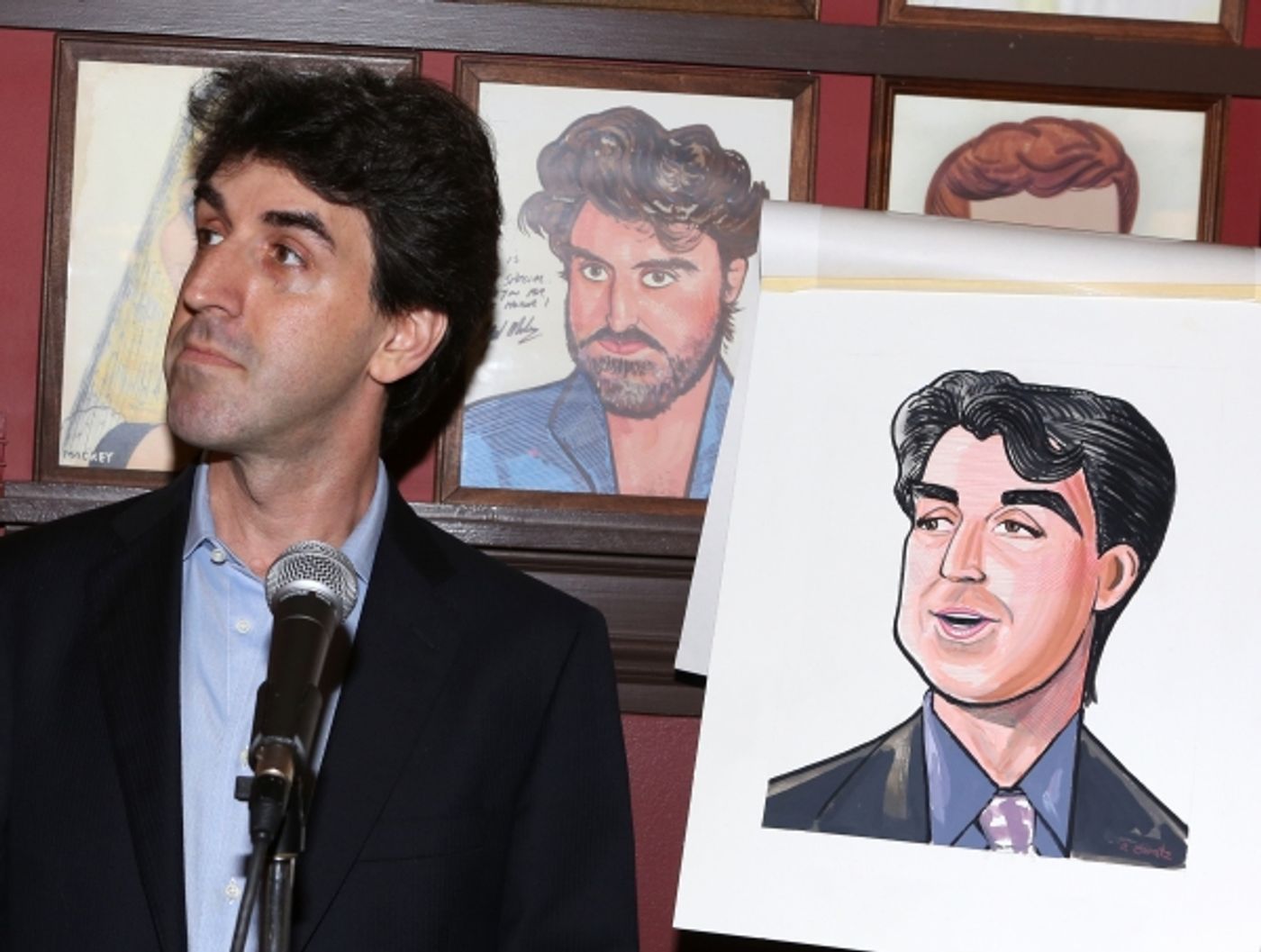Photo Coverage: Jason Robert Brown Celebrates Sardi's Caricature Unveiling with Cast of THE BRIDGES OF MADISON COUNTY! Image