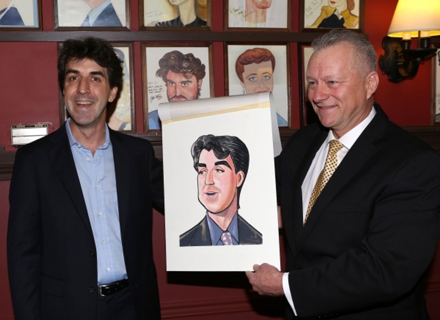 Photo Coverage: Jason Robert Brown Celebrates Sardi's Caricature Unveiling with Cast of THE BRIDGES OF MADISON COUNTY! Image
