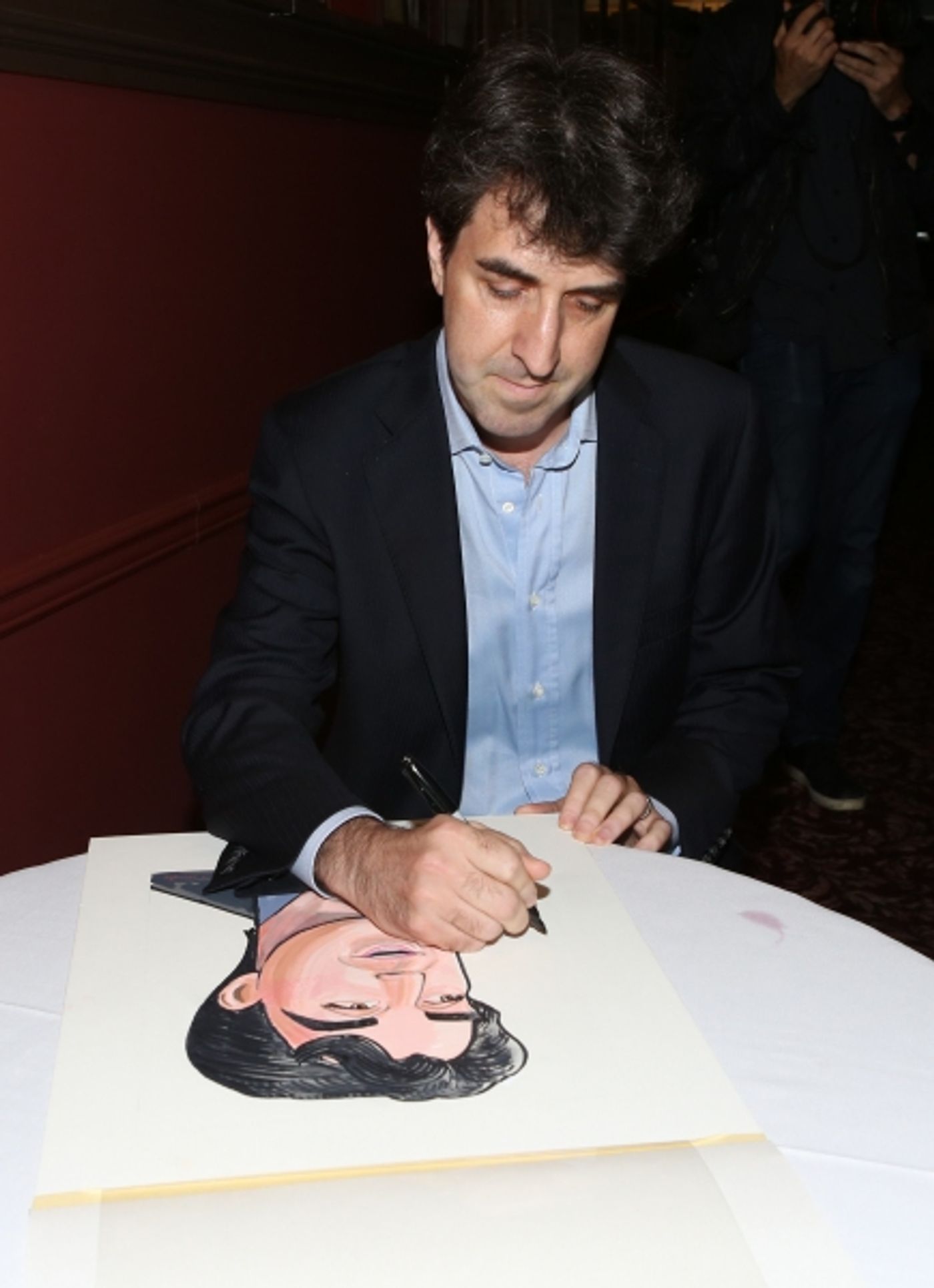 Photo Coverage: Jason Robert Brown Celebrates Sardi's Caricature Unveiling with Cast of THE BRIDGES OF MADISON COUNTY! Image