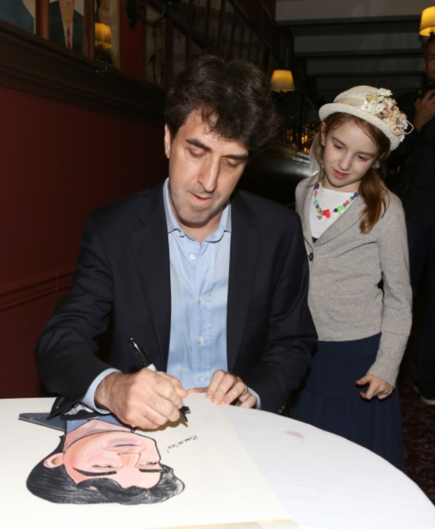 Photo Coverage: Jason Robert Brown Celebrates Sardi's Caricature Unveiling with Cast of THE BRIDGES OF MADISON COUNTY! Image