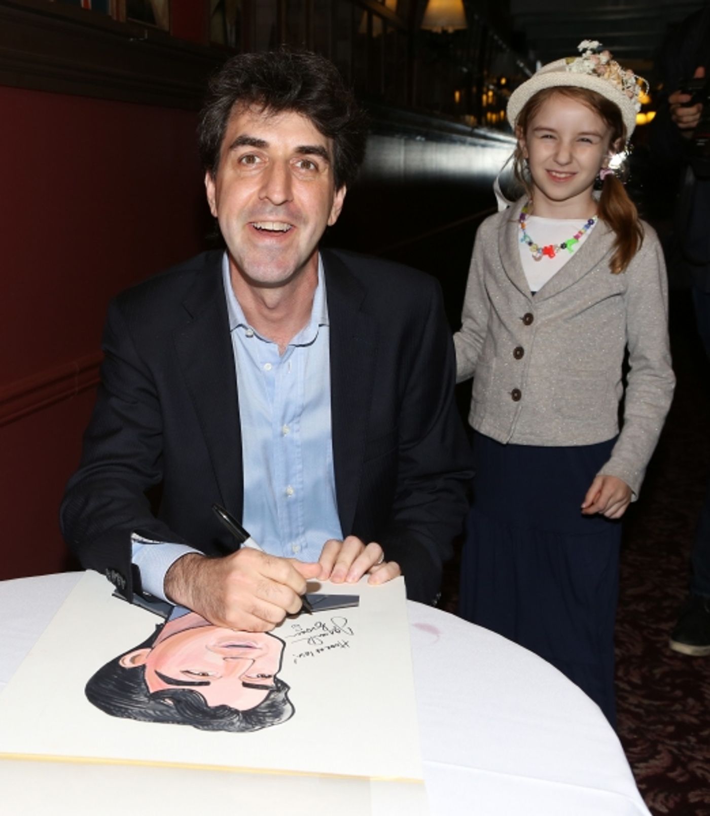 Photo Coverage: Jason Robert Brown Celebrates Sardi's Caricature Unveiling with Cast of THE BRIDGES OF MADISON COUNTY! Image