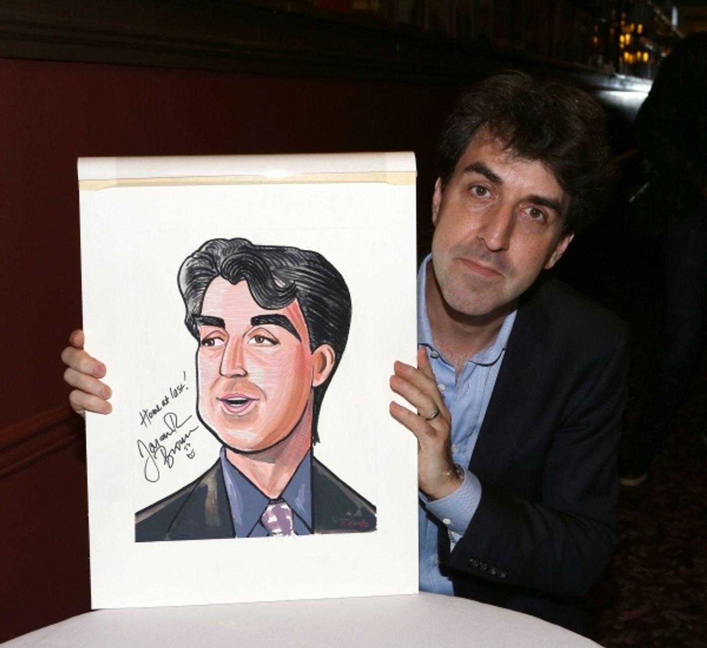Photo Coverage: Jason Robert Brown Celebrates Sardi's Caricature Unveiling with Cast of THE BRIDGES OF MADISON COUNTY! Image