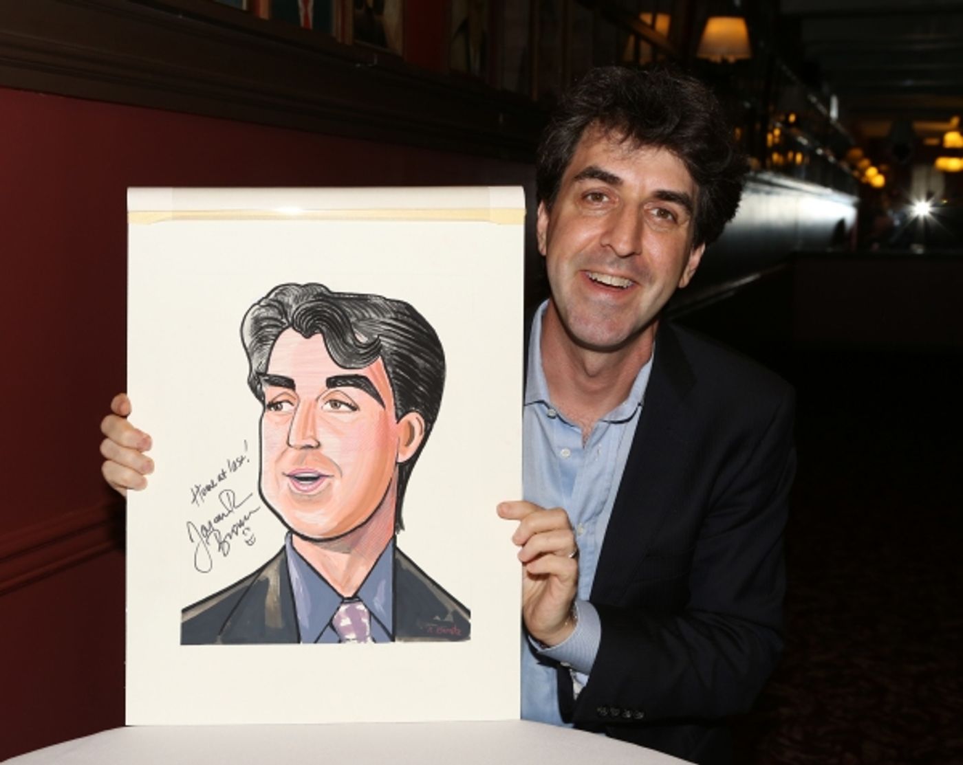 Photo Coverage: Jason Robert Brown Celebrates Sardi's Caricature Unveiling with Cast of THE BRIDGES OF MADISON COUNTY! Image