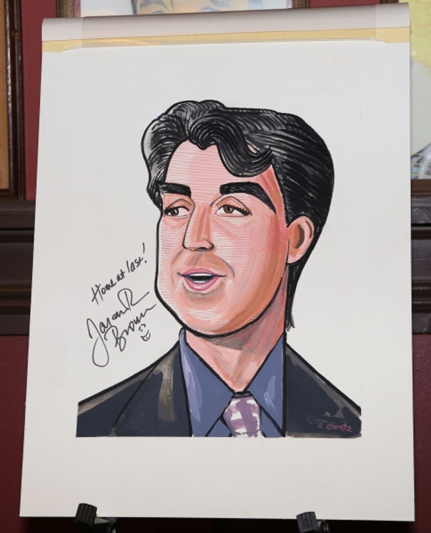 Photo Coverage: Jason Robert Brown Celebrates Sardi's Caricature Unveiling with Cast of THE BRIDGES OF MADISON COUNTY! Image