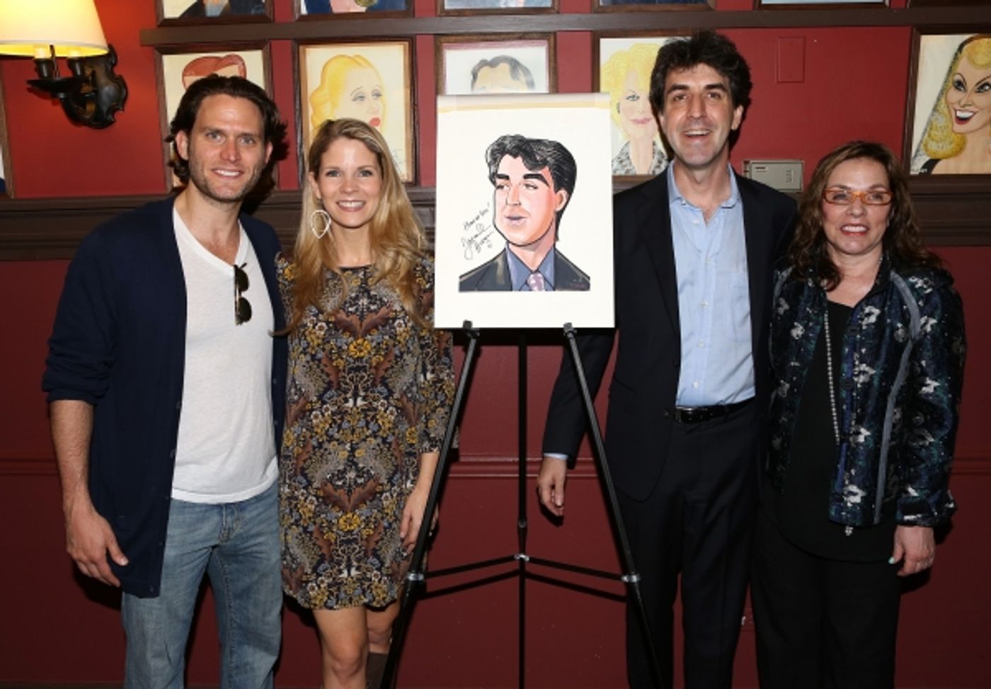 Photo Coverage: Jason Robert Brown Celebrates Sardi's Caricature Unveiling with Cast of THE BRIDGES OF MADISON COUNTY! Image