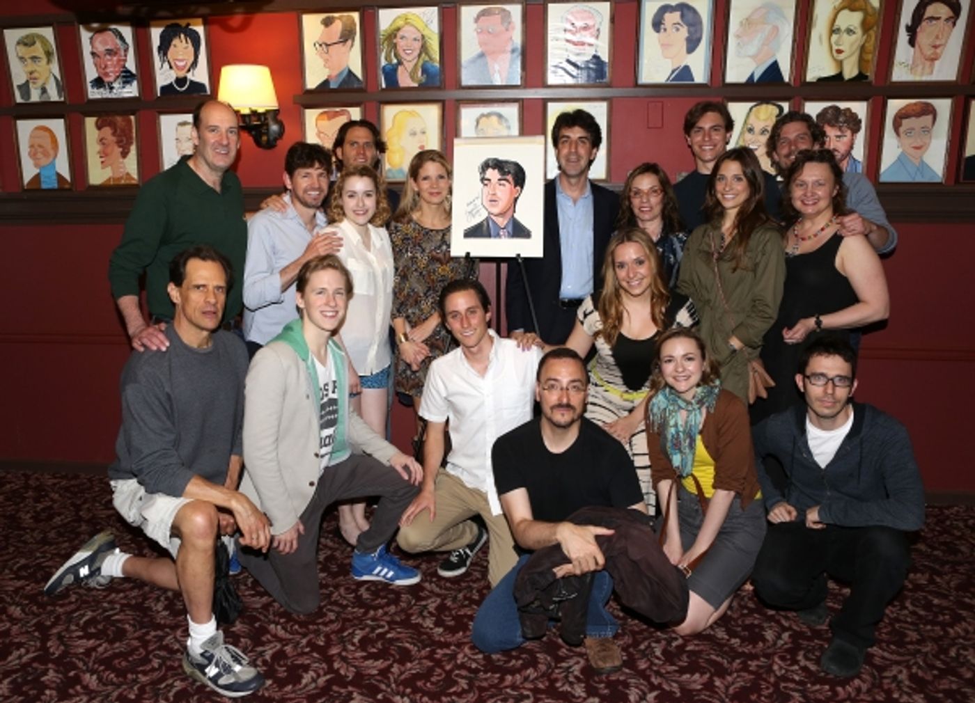Photo Coverage: Jason Robert Brown Celebrates Sardi's Caricature Unveiling with Cast of THE BRIDGES OF MADISON COUNTY! Image