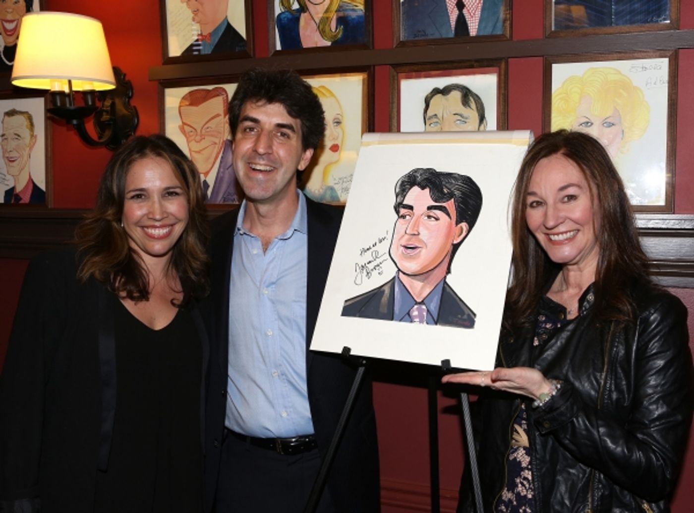 Photo Coverage: Jason Robert Brown Celebrates Sardi's Caricature Unveiling with Cast of THE BRIDGES OF MADISON COUNTY! Image