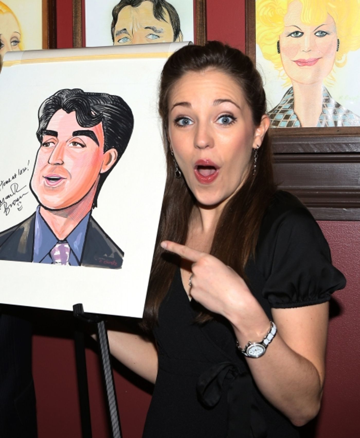 Photo Coverage: Jason Robert Brown Celebrates Sardi's Caricature Unveiling with Cast of THE BRIDGES OF MADISON COUNTY! Image