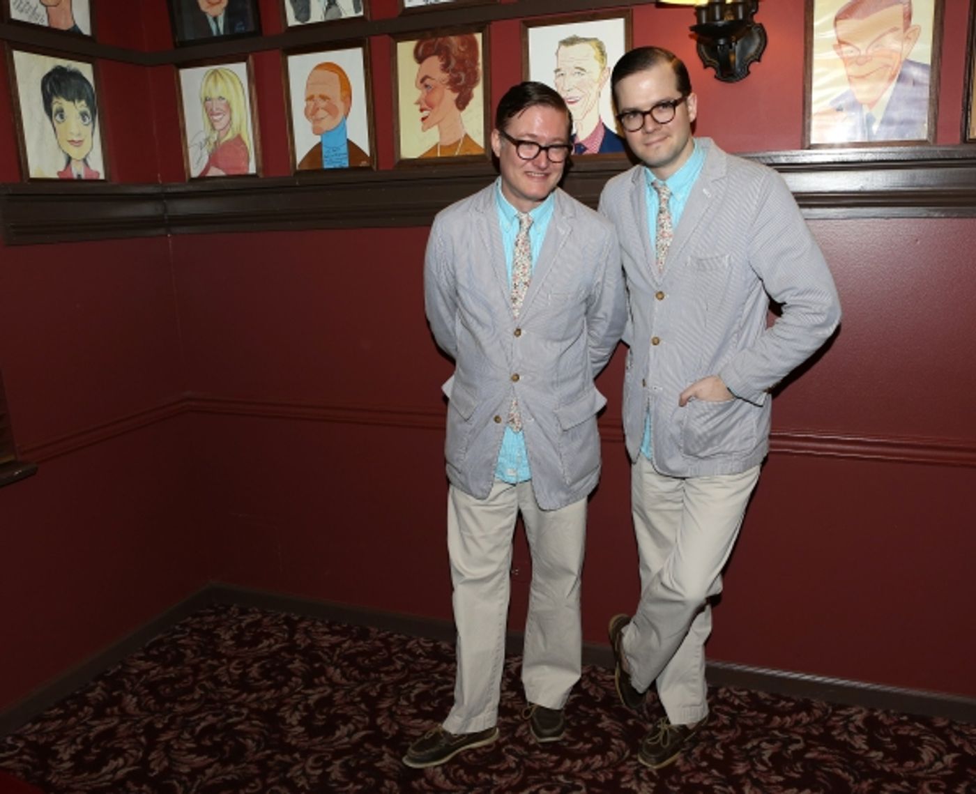 Photo Coverage: Jason Robert Brown Celebrates Sardi's Caricature Unveiling with Cast of THE BRIDGES OF MADISON COUNTY! Image